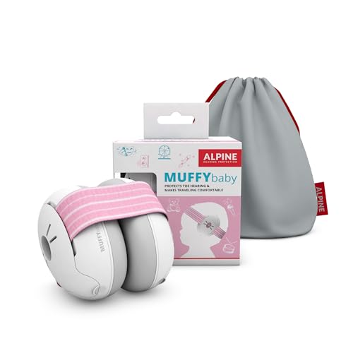 Alpine Muffy Baby Ear Protection - Pink