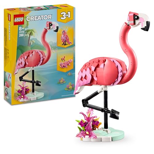 LEGO Creator 3 in 1 Wild Animals: Pink Flamingo Toy