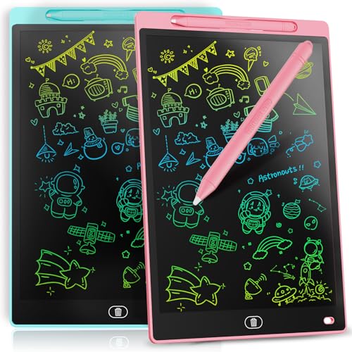 LCD Writing Tablet 8.5-Inch - Blue & Red