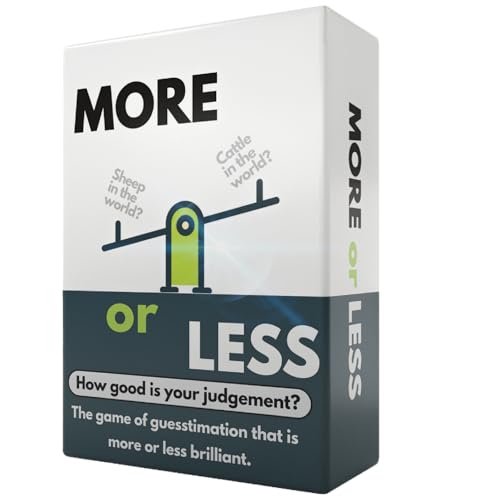 More or Less Original Edition Card Game