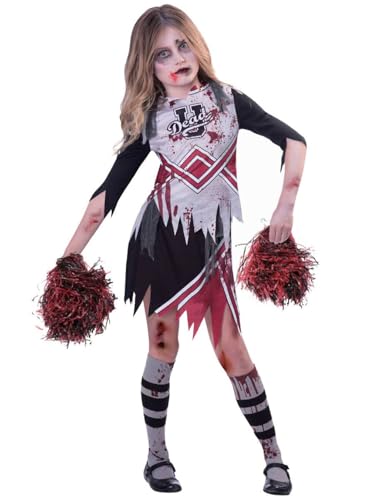 Amscan Zombie Cheerleader Costume - Ages 9-10