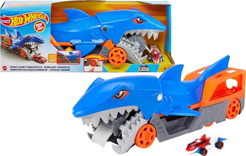 Hot Wheels Shark Bite Transporter Playset