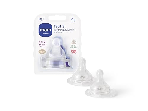 Mam FT1202 Teat - Size 3 (6+ Months) - Fast Flow - Pack of 2
