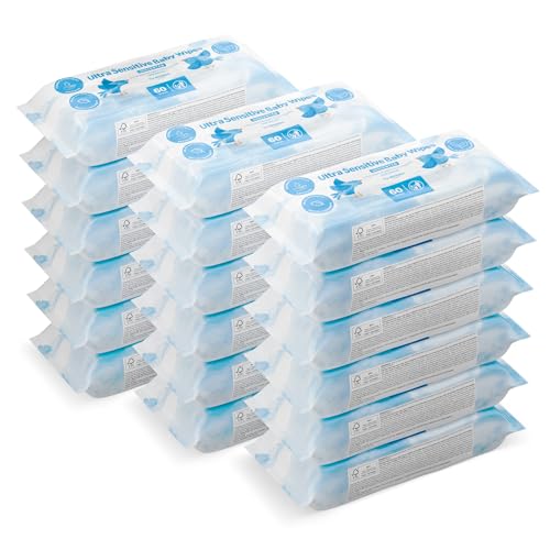 by Amazon Ultra-Sensitive Baby Wipes - 1080 Count