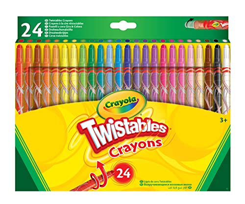 Crayola Twistables Crayons - 24 Count, Assorted Colors