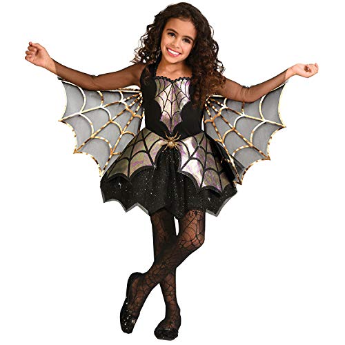 Amscan Spider Girl Iridescent Costume - Size 6-8 Years