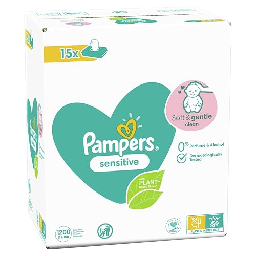 Pampers Sensitive Baby Wipes - 1200 Count