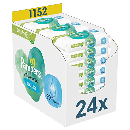 Pampers Harmonie Aqua Baby Wipes - 1152 Count