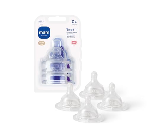 MAM Teats Size 1 - Slow Flow (4-Pack)