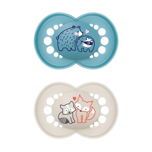 MAM Original Pacifiers, 18-36 Months, 2-Pack, Blue