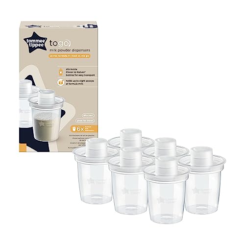 Tommee Tippee Closer to Nature Milk Powder Dispensers - 6 Count
