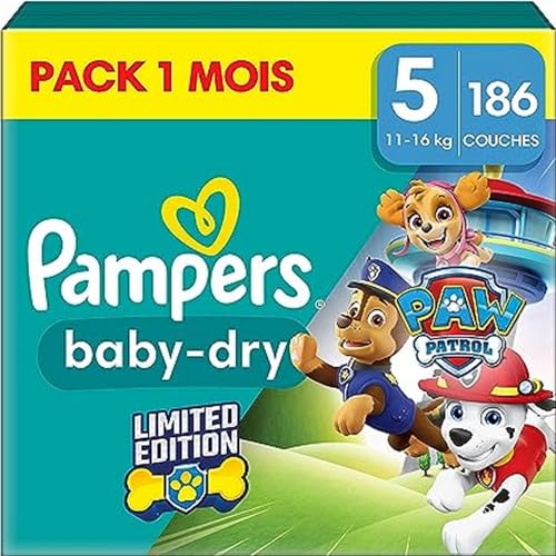 Pampers Baby-Dry Size 5 - Paw Patrol Limited Edition