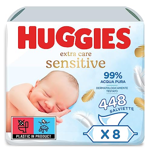 Huggies Extra Care Sensitive Baby Wipes - 448 Count